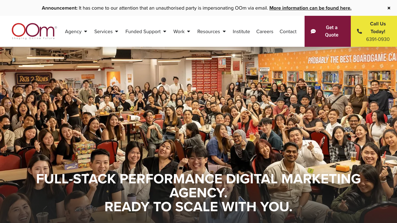 OOm homepage